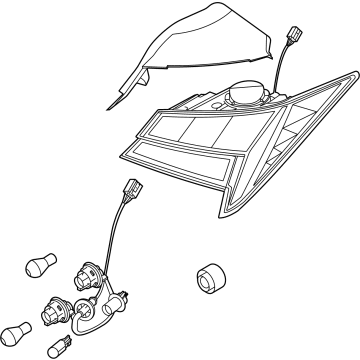 Hyundai 92402-AA020 Lamp Assembly-Rear Comb Outside, RH