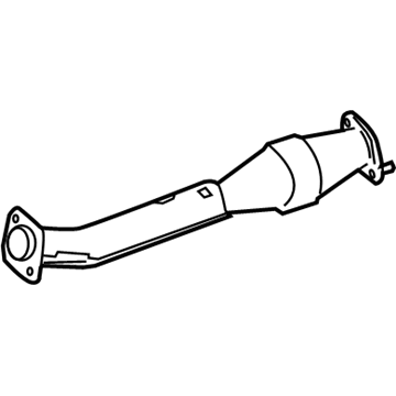 Nissan 20020-ZV50A Exhaust Tube Assembly, Front