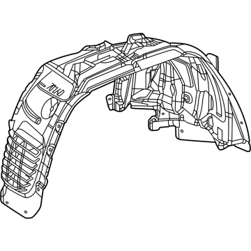 Mopar 68376700AD FENDER-WHEELHOUSE INNER