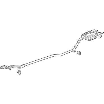 GM 84096823 Muffler & Pipe