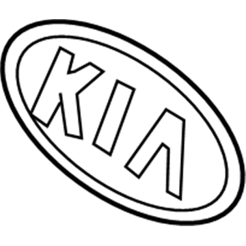 Kia 863531F500 Kia Sub-Logo Assembly