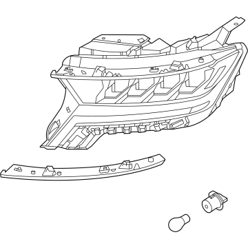 Kia 92102R5000 Lamp Assembly-Head, RH