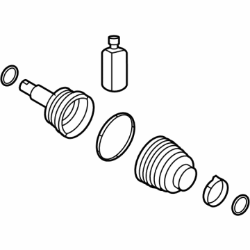 Hyundai 495R2-L1250 Joint Kit-Wheel Side, RH