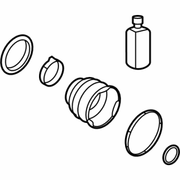 Hyundai 49583-A8150 Boot Kit-FR Axle Diff Side, RH