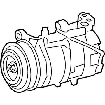 BMW 64-52-6-994-082 Air Conditioning Compressor With Magnetic Coupling