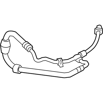 BMW 64-53-9-860-599 SUCTION PIPE EVAPORATOR-COMP