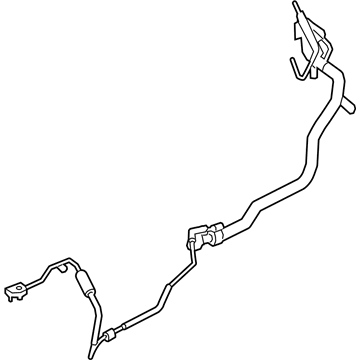 BMW 64-53-9-860-587 REFRIGERANT LINE, DUAL LINE