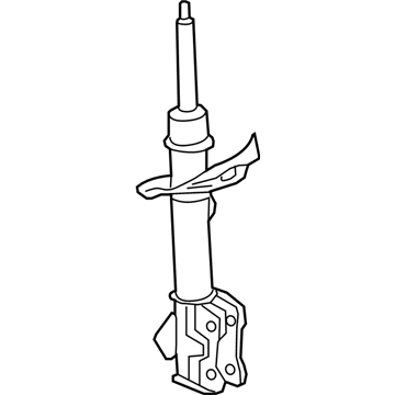 Honda 51621-T0A-A01 Shock Absorber Unit, Left Front