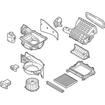 Kia 97100A9100 Blower Unit