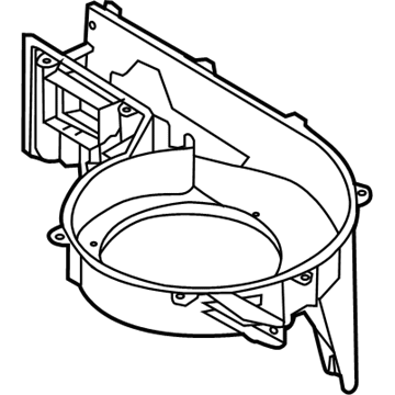 Kia 97112A9000 Case-Blower, Lower