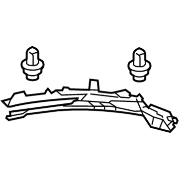 Lexus 62442-53011-A0 Garnish, Roof Side Rail