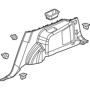 GM 22788288 Lower Trim Panel