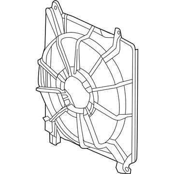 Honda 19015-5A2-A02 Shuroud Complete