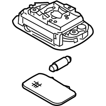 Kia 928704D500QW Lamp Assembly-Room