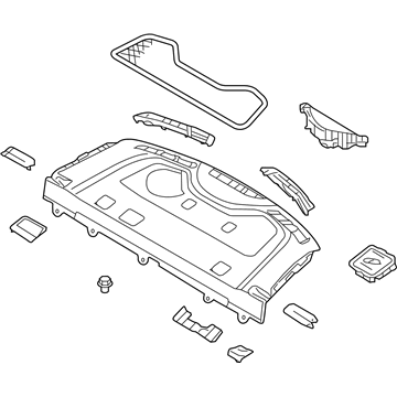 Hyundai 85610-F3000-TRY Trim Assembly-Package Tray