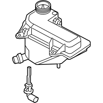 BMW 17-10-7-836-448 Coolant Expansion Tank