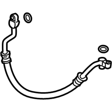 Acura 80315-TV9-A02 Hose Complete , Discharge