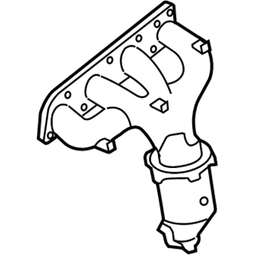Nissan 140E2-JA02E Manifold Assembly-Exhaust With Catalyst