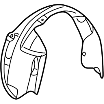 Mopar 4878646AC Shield-Fender