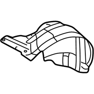 Mopar 4878647AD Shield-Fender