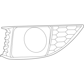 Mopar 68092572AA Bezel-Fog Lamp