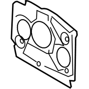 BMW 51-48-7-336-283 Sound Insulation, Engine Compartm., Left