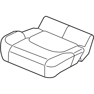 Nissan 87300-ZL26C Cushion Assembly - Front Seat