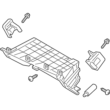 Hyundai 84540-G3000-TRY Panel Assembly-Lower Crash Pad, RH