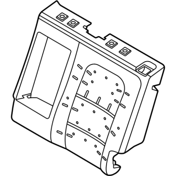 Ford M1PZ-7866801-A PAD - REAR SEAT BACK