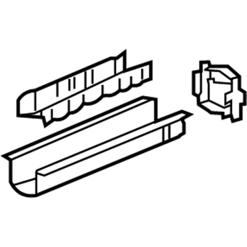 Acura 04654-TX8-A00ZZ Frame B Set, Left Rear