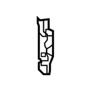 Honda 60848-T5A-G00ZZ Separator, R. FR. Bulkhead