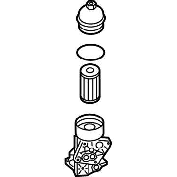 Kia 263103CAA0 Engine Oil Filter Assembly