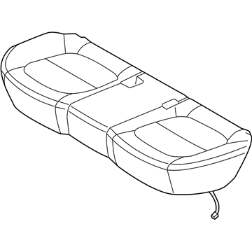 Kia 89150E4010 Frame & Pad Assembly-Rear