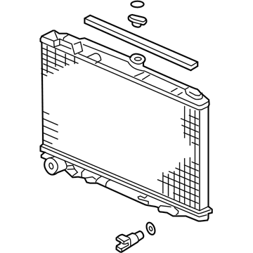 Honda 19010-RGL-A51 Radiator (Denso)