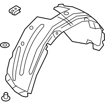 Kia 86820C6000 Guard Assembly-Front Wheel