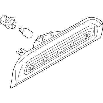 Nissan 26590-1FA0B Lamp Assembly-Stop, High Mounting