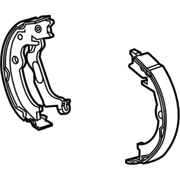 GM 94540693 Park Brake Shoes