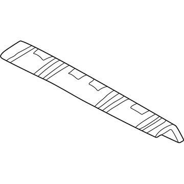 Hyundai 87755-26000 Bracket-Side Sill Moulding, Front