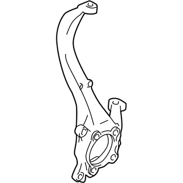 Kia 517163F000 Front Steering Knuckle Assembly Right