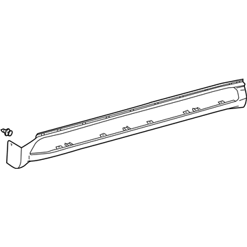 Lexus 51774-60120-A0 Cover, Side Door Step Plate, Front LH