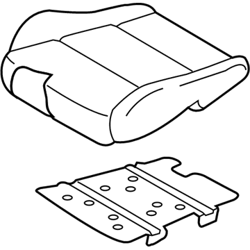 Hyundai 88104-D3721-RSM Cushion Assembly-FR Seat, RH