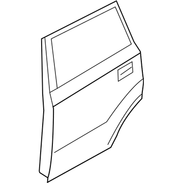 Kia 770042K010 Panel Assembly-Rear Door RH