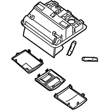 Nissan 26430-ZS00C Lamp Assembly-Map