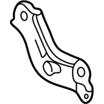 Honda 52345-S84-A00 Bracket, Left Rear Link Stabilizer