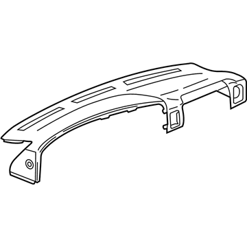 GM 15833353 Panel, Instrument Panel Upper Trim (W/ Windshield Defroster Nozzle Grille)