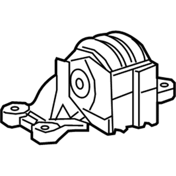 Lexus 12372-0P070 INSULATOR, Engine Mounting