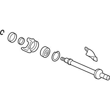 Honda 44500-T0A-A00 Shaft Assembly, Half (Automatic)