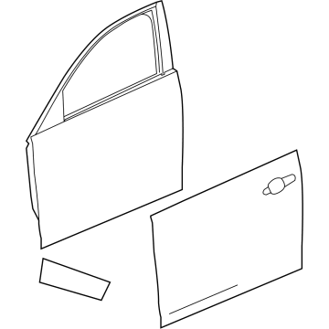 GM 84961068 Door Shell