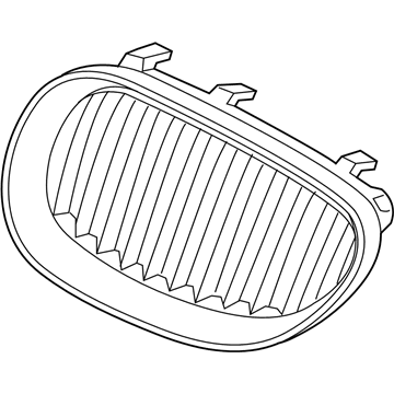 BMW 51-13-7-065-701 Grille Left