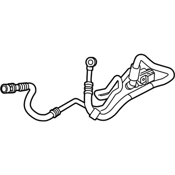 BMW 32-41-6-783-855 Active Steering Return Pipe